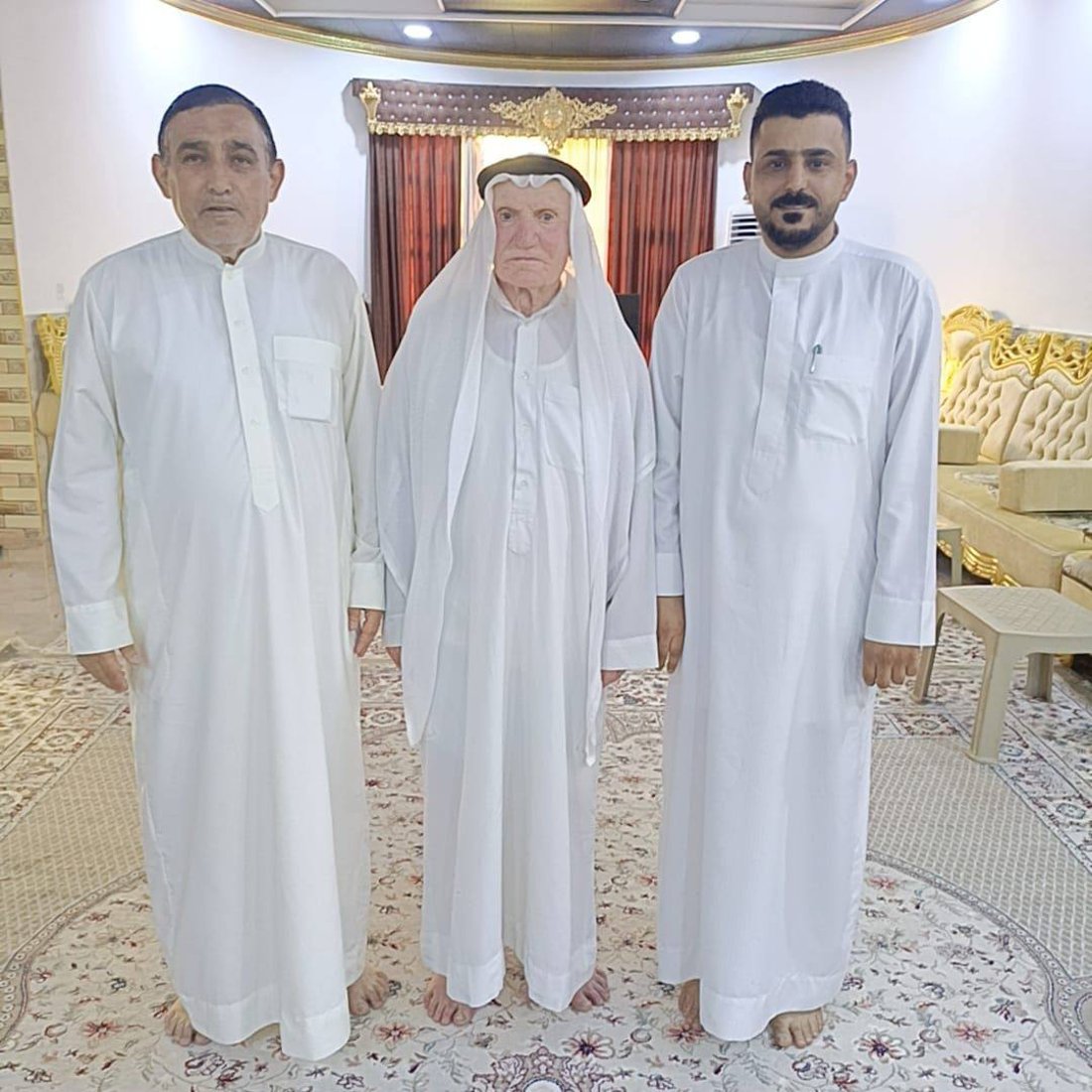 بعمر 92 عاماً… شيخ خلف يدخل القفص الذهبي مجدداً ويشعل الفرح في بيجي!