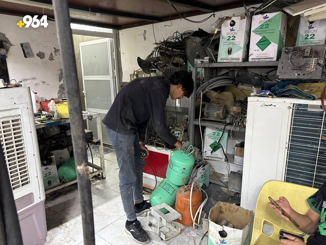 الكوت: الفولتية أقل من 200 تقضي على “الكومبريسر” في أجهزة التكييف