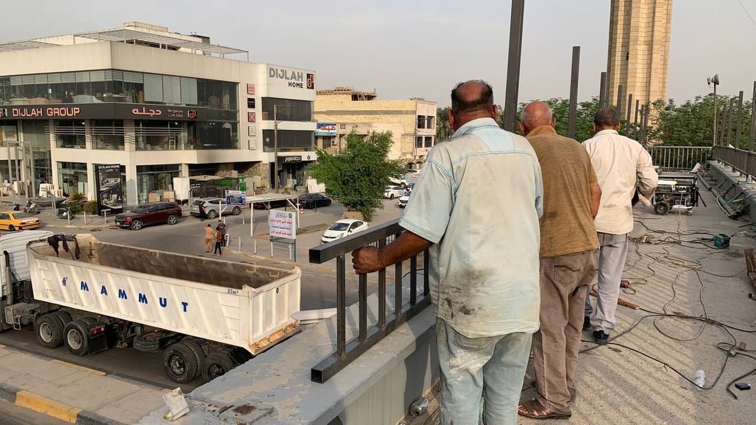 الطوبجي لم تعد تخاف مجسّر المرور.. الأمانة جددت الحديد وستضع سقفاً كذلك