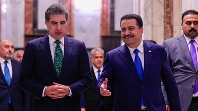 نيجرفان بارزاني في قصر بغداد: تقدير لجهد السوداني ولنبتعد عن الحرب