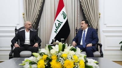 سودانی و بافڵ تاڵەبانی لە بەغدا کۆبوونەوە