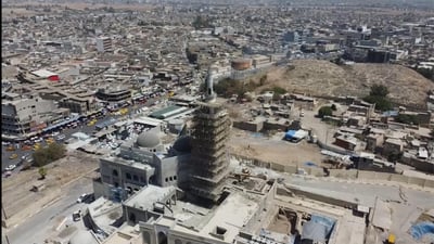 Reconstruction of Mosul’s historic Nabi Yunus Mosque nears completion