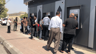 Some Erbil ATMs struggle with cash withdrawal surge