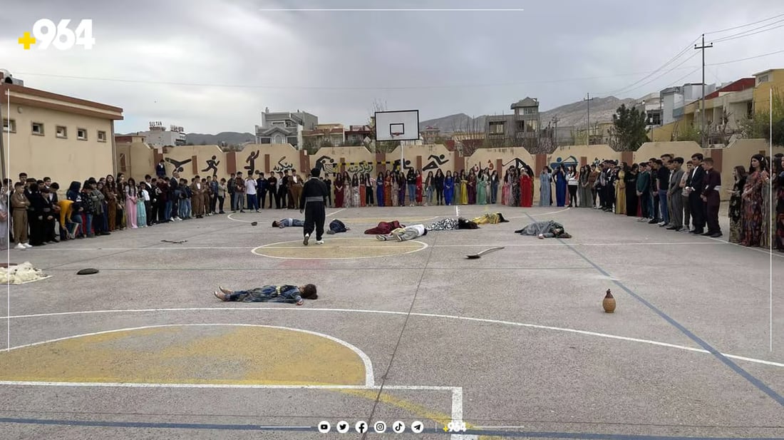مسرحية صامتة في دهوك تروي التاريخ من “طوفان نوح” حتى “انتفاضة 1991” (صور)