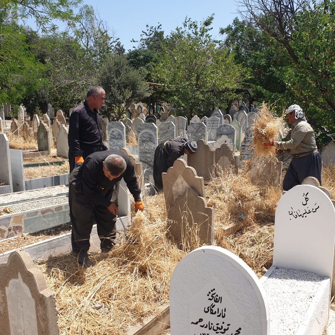 دەمەو جەژنە و گۆڕستانەکانی سلێمانی خاوێن دەکرێنەوە