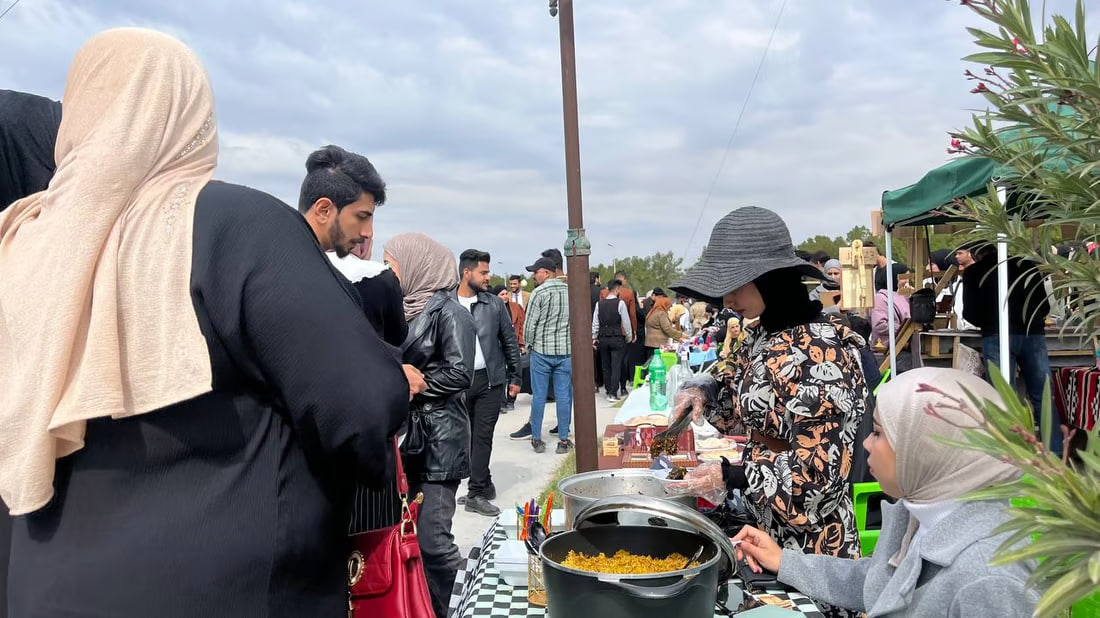 Basra university petroleum engineers society hosts charity bazaar