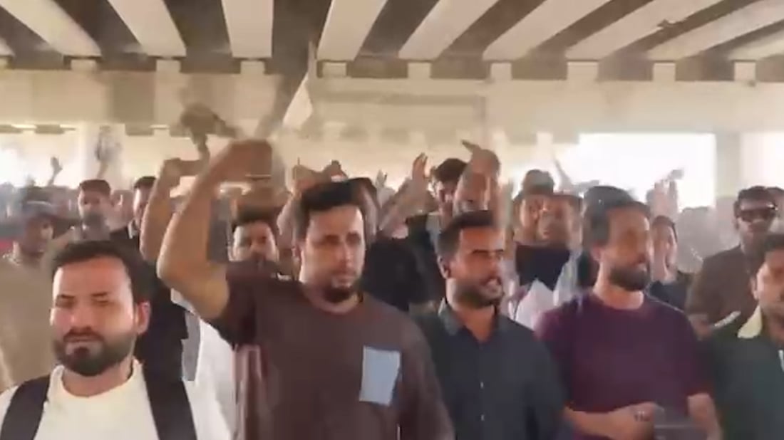 فيديو: تصعيد جديد لمتعاقدي تربية البصرة في بغداد للمطالبة برواتب 3 أشهر