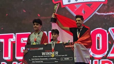 العراق يحرز المركز الأول في بطولة العالم للروبوتات بالهند (صور)