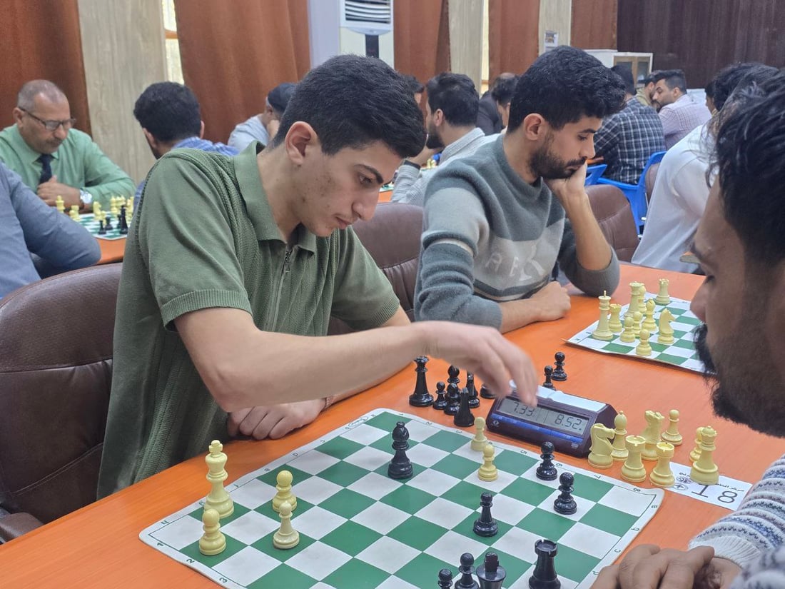 صور: ذي قار تحصد المراكز الثلاثة الأولى في بطولة الشطرنج الدولية