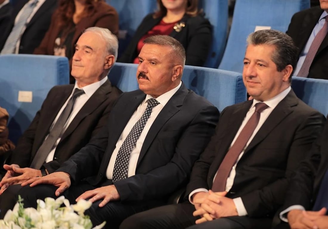 وزير الداخلية ومسرور بارزاني يشاركان في مؤتمر عن مكافحة المخدرات.. صور من أربيل