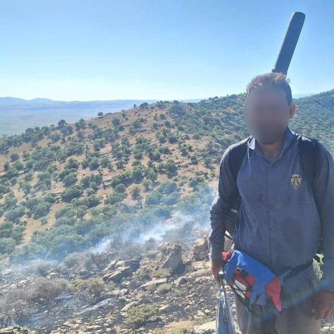 دوای دوو شەو ئاگرەکەی دارستانی کرماشان کۆنتڕۆڵ کرا