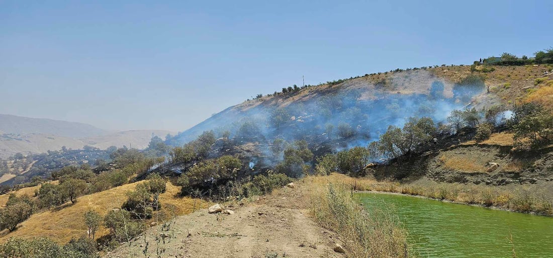 بەم بەرەبەیانە چەند ئاگریك لە سنووری سلێمانی کەوتنەوە