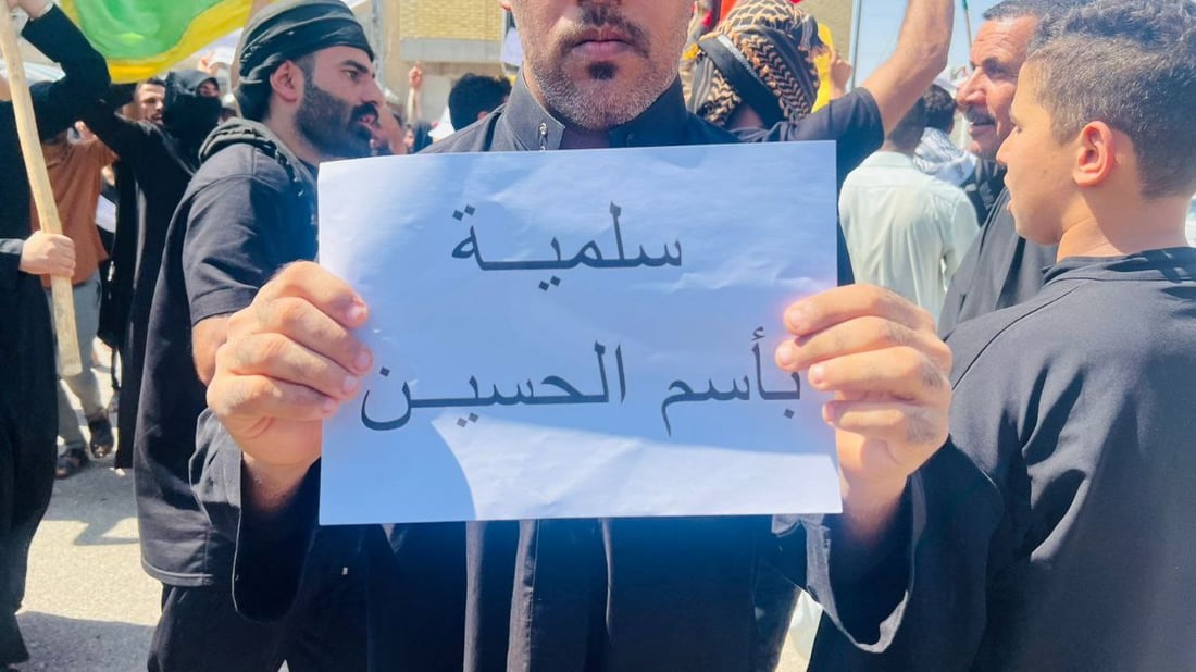 صور: تظاهرات في سوق الشيوخ للمطالبة بالخدمات.. الأمراض انتشرت