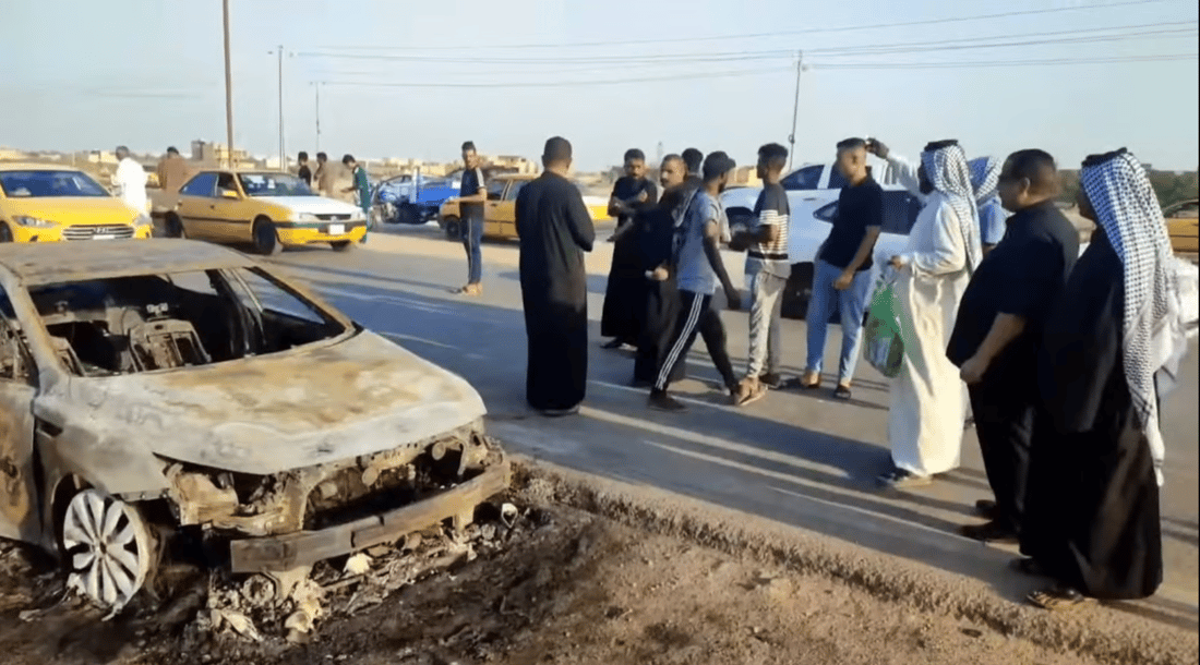 Strangers raise 11 million dinars for driver whose car burned