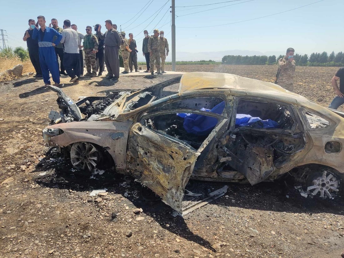 لە شارباژێڕو شارەزوور هێرش هەبووەو هەموو گومانەکان بۆ تورکیایە