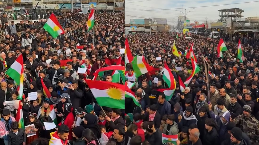 ئەمڕۆ لە قەڵادزێ گەورەترین خۆپیشاندان بۆ رۆژئاوا سازدەکات