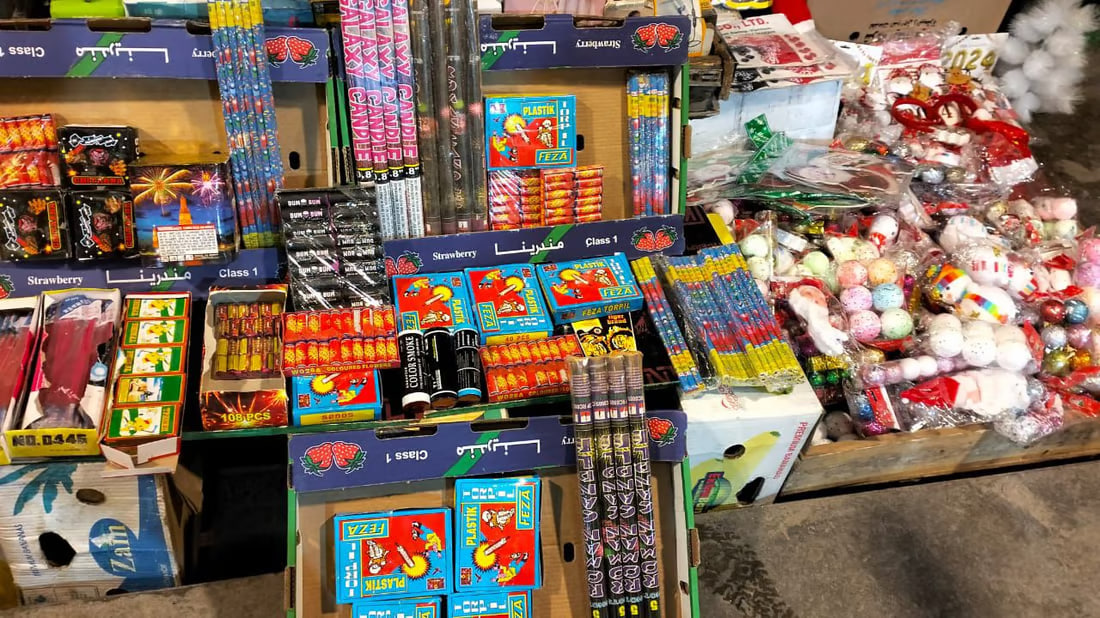 Photos: Fireworks sales spark debate in Baghdad