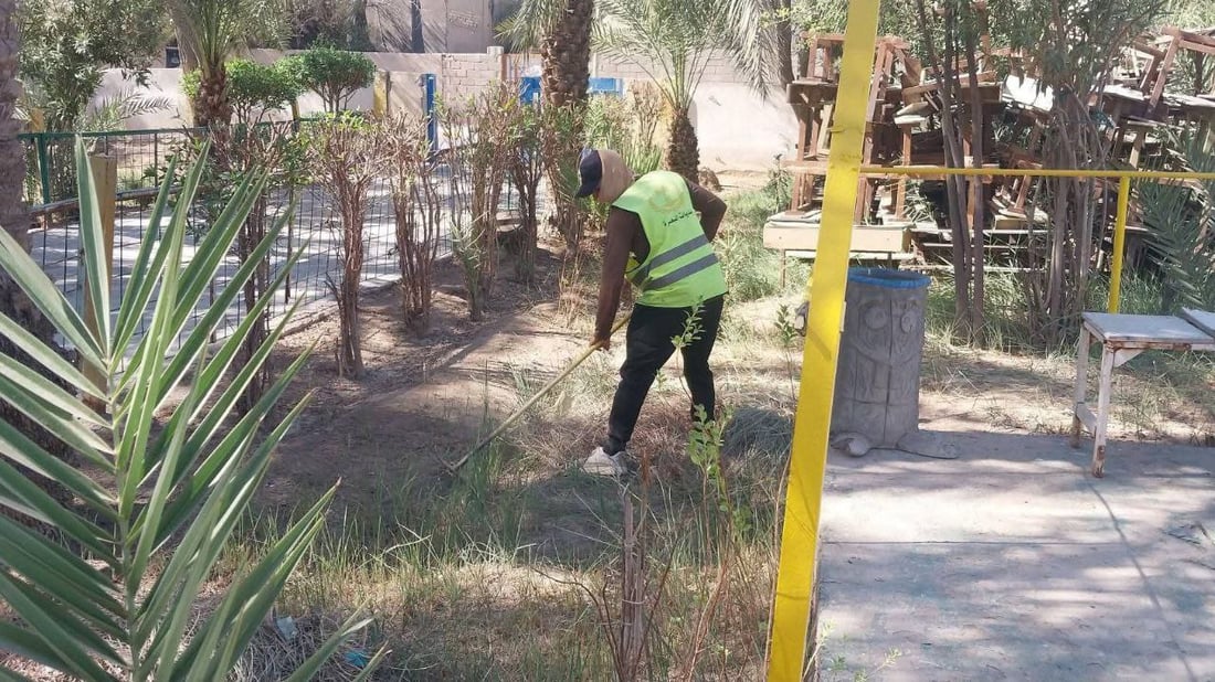 هدية عمال البلدية لطلبة الفاو.. تنظيف كل المدارس قبل انطلاق العام الجديد (صور)