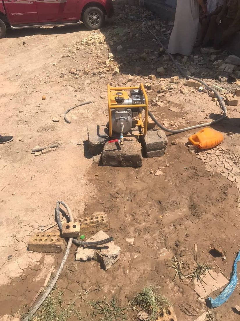 المنازل المتجاوزة على أنبوب المياه غرامتها 500 ألف.. بابل ضبطت 30 مخالفاً (صور)