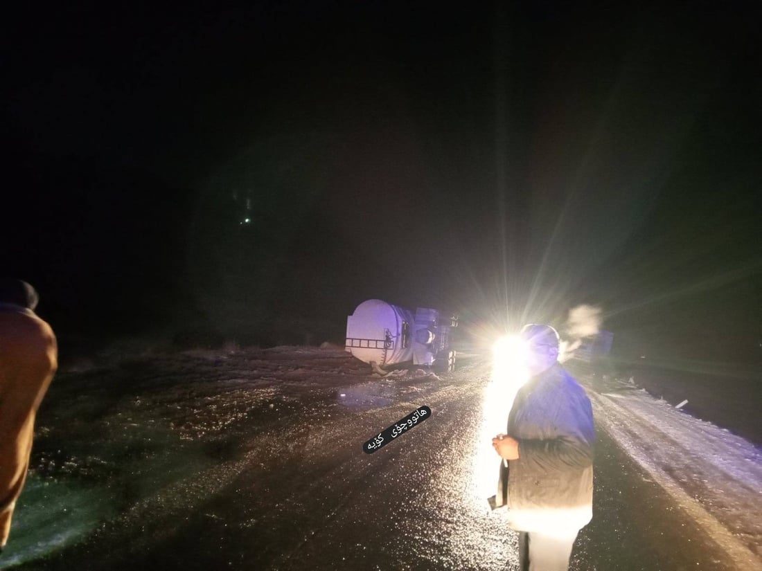 لە رێگای نێوان رانیە – سماقوڵی تانکەرێک وەرگەڕا