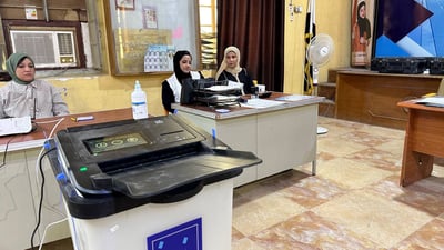 نسب المشاركة في اقتراع أربيل الخاص من النازحين والعسكريين