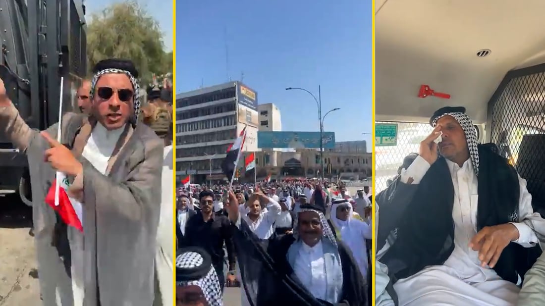 5 محافظات حاولت اقتحام الخضراء.. إصابات بتظاهرة الفلاحين والسوداني يحقق