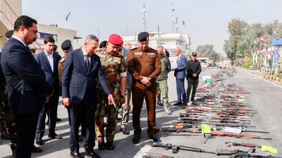 Wasit police seize thousands of weapons