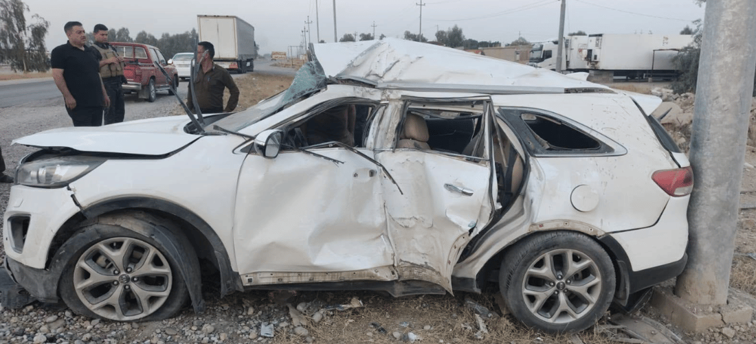 بە رووداوی هاتوچۆ دوو کەس گیانیان لەدەستدا