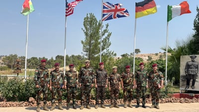 هاوکاری هاوپەیمانان گەیشتە پێشمەرگە