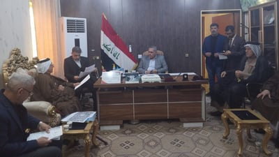 مطالبهم على طاولة العيداني.. وساطة عشائرية تنهي إضراب العمال في الهوير