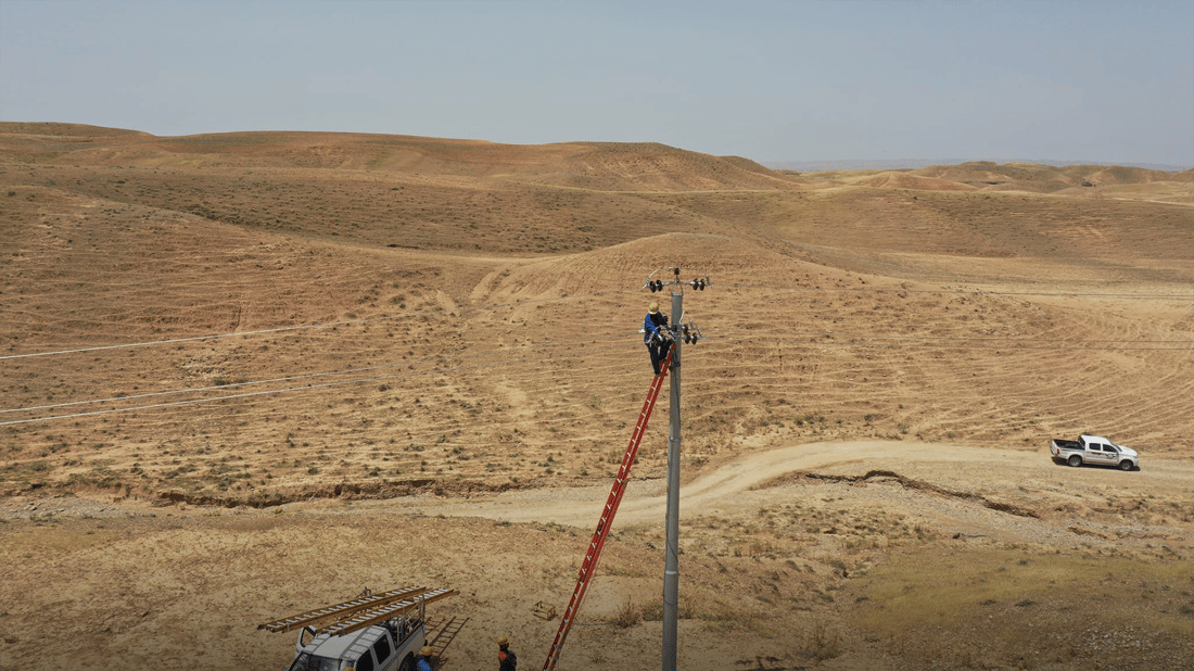 کارەبا دەگەیەنرێتە هەموو گوندەکانی گەرمیان