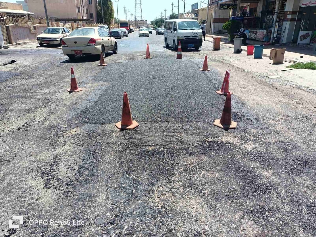 هه‌ڵمه‌تی قیركردن و چاككردنه‌وه‌ی شه‌قامه‌كانی هه‌ولێر به‌رده‌وام ده‌بێت