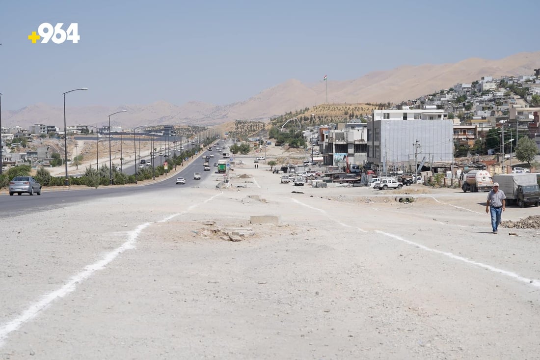 دوو ئەندەرپاس لەسەر شەقامی هەواری شار دروست دەکرێن