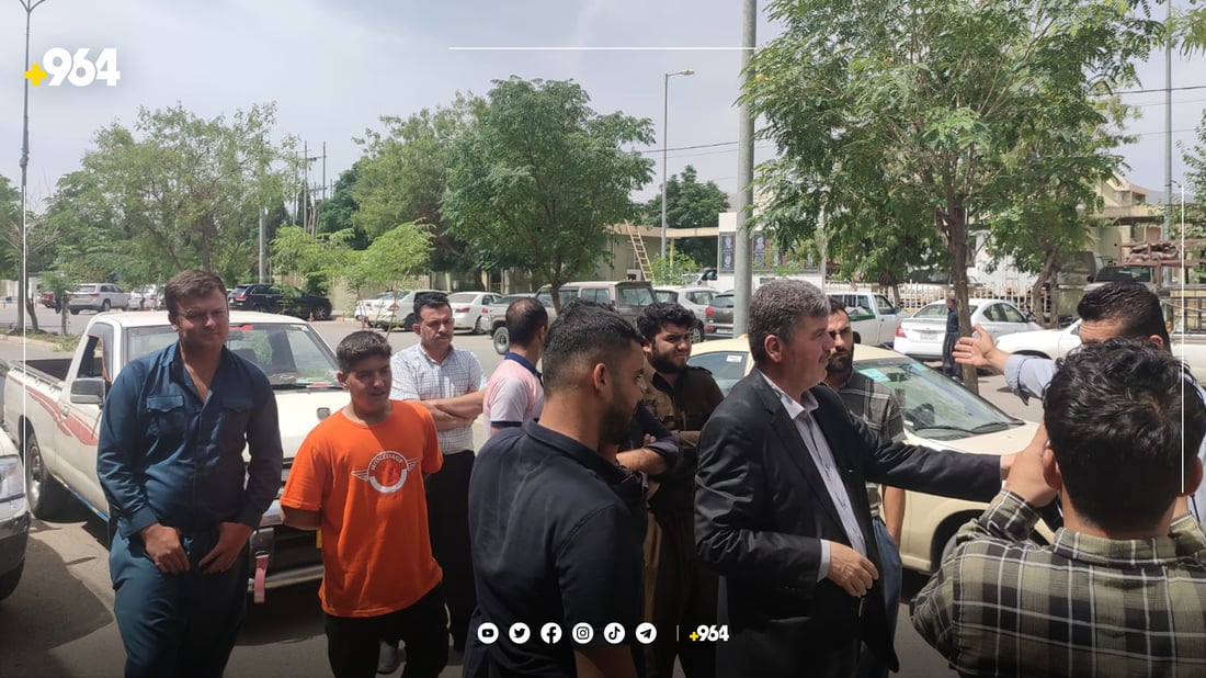 بەشێك لە كاسپكارانی دەربەندیخان گردبوونەوە