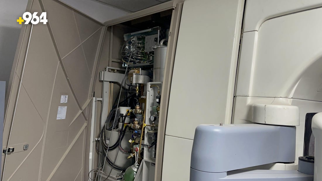 النجف تصلح جهاز السرطان لكنها لا تعلم متى يتعطل مرة أخرى (صور)