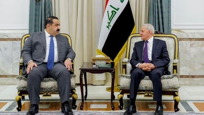 President Rashid meets Azm Alliance leader, calls for ‘free elections’