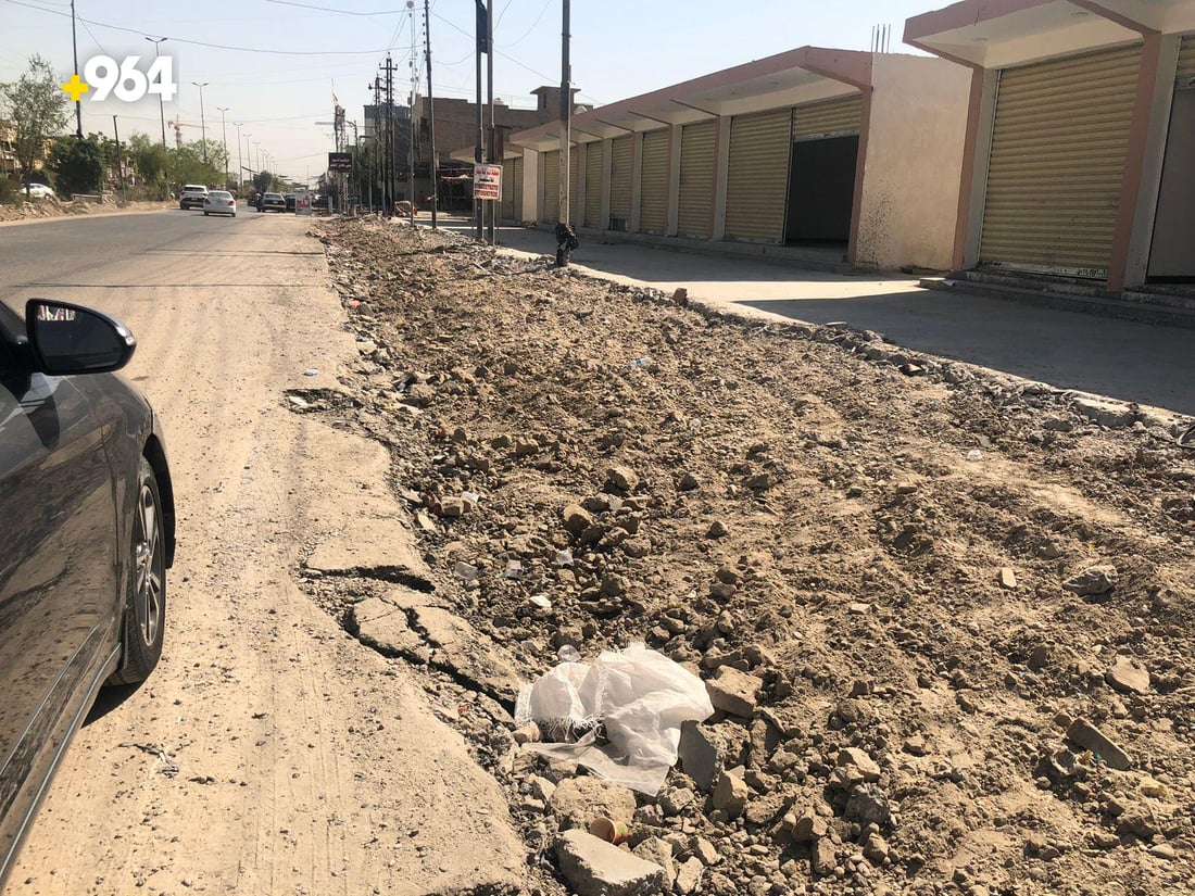 صور من العمل في حي الجهاد: الشارع سيكون مختلفاً.. أرصفة مقرنص وأشجار خريفية