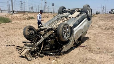 One dead, six injured in Basra car crash