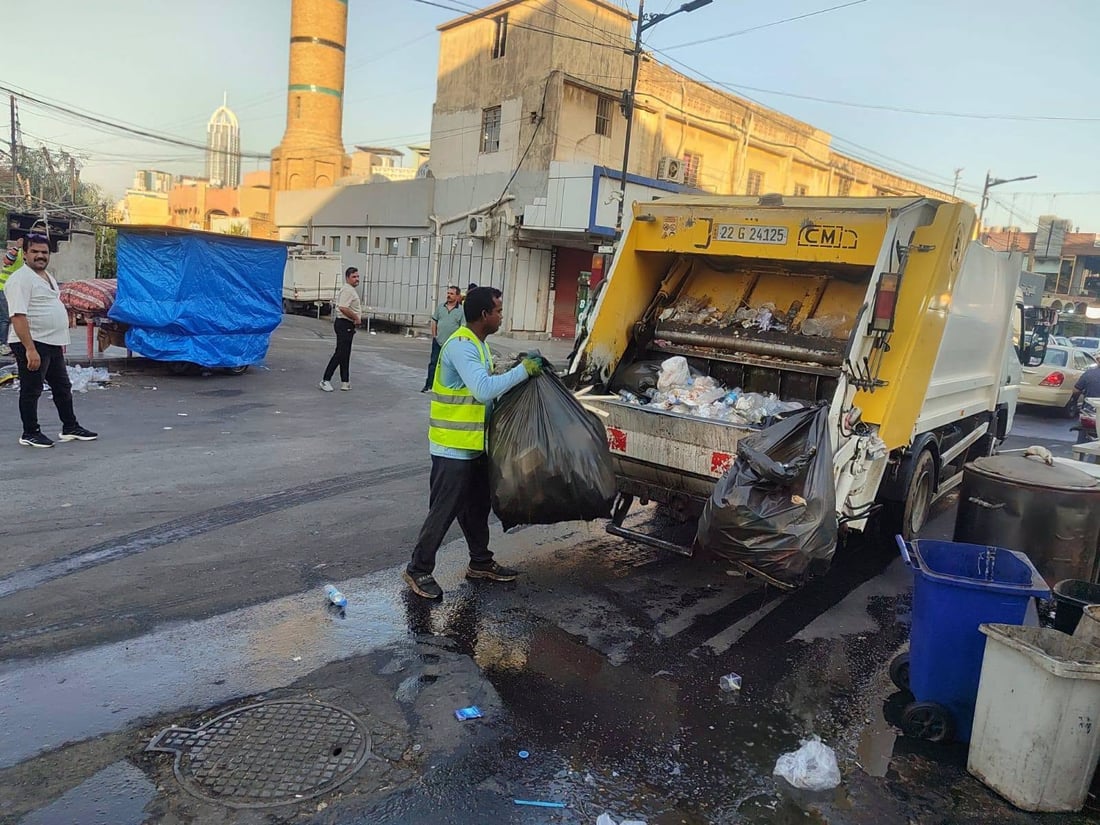 ژینگەپارێزە ماندوونەناسەکانی پایتەخت ئیسکانیان پوخت و خاوێن کردەوە