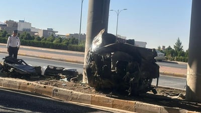 ئۆتۆمبێلێک خۆی کێشا بە پردی دەباشاندا و ژنێک گیانی لەدەستدا