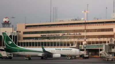 گەشتەكانی فڕۆكەخانەی بەغدا دەستیان پێكردەوە