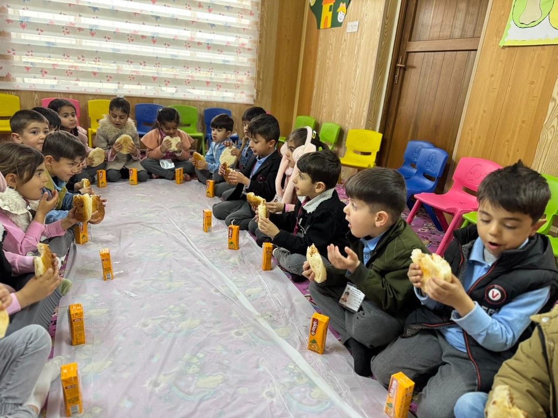 هاتوچۆى هه‌ریر‌ منداڵانى باخچه‌یه‌كی ساوایانی ئاشناى هێماكانى هاتوچۆ كرد