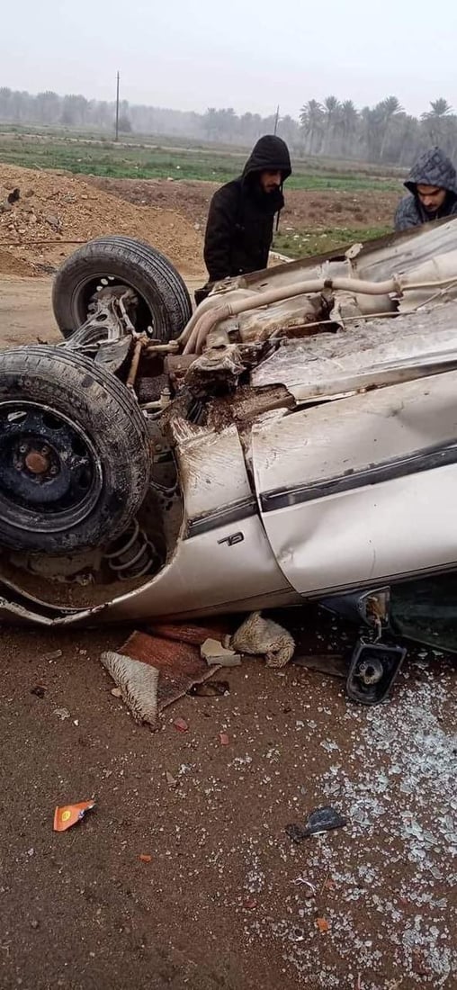 حديثة: خلل في الفرامل يتسبب بانقلاب “أوبل” وتضرر “سورنتو” وإصابة شخصين