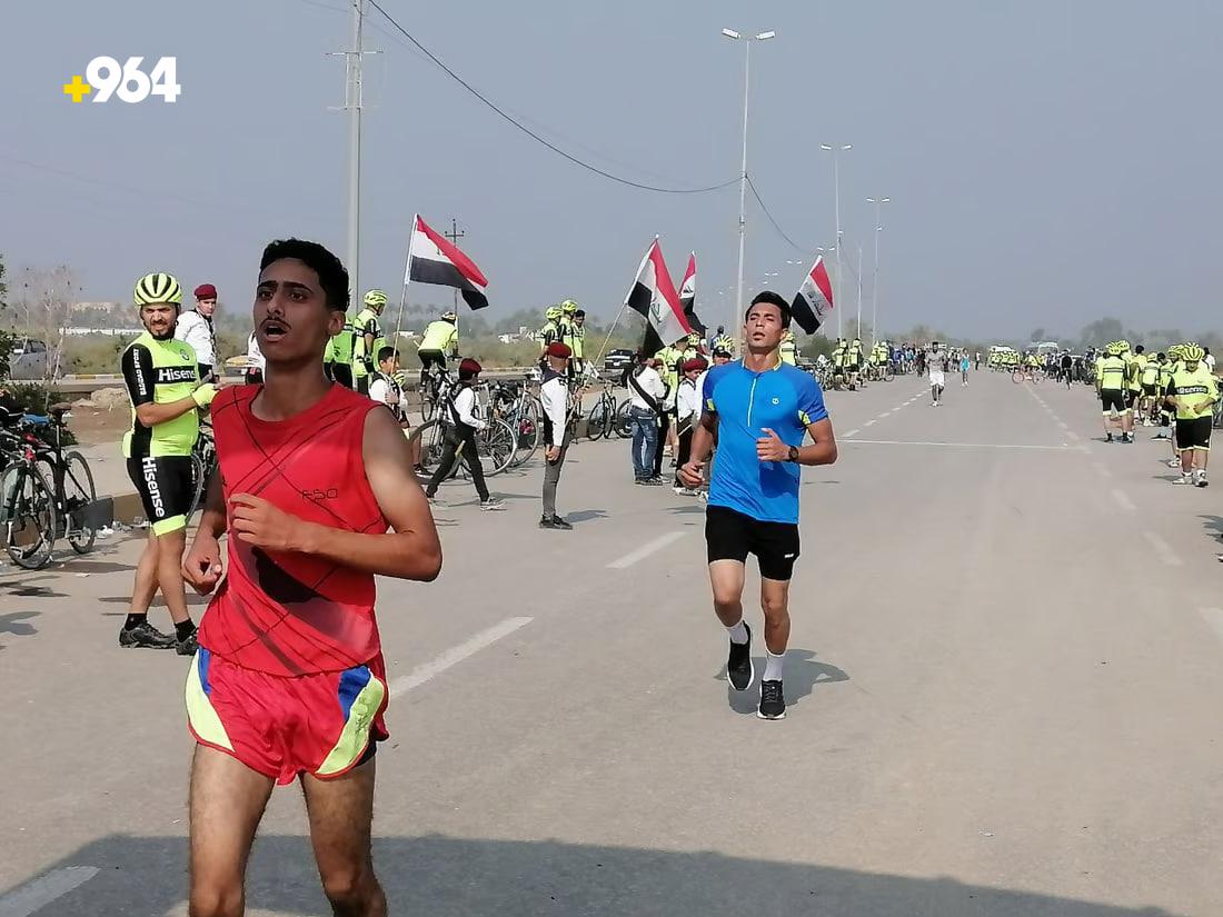 Marathon and cycling competition unites Babylon and Baghdad