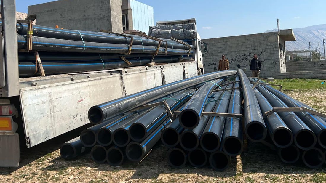 گەڕەکێکی 500 ماڵی پرۆژەی ئاویان بۆ راکێشرا