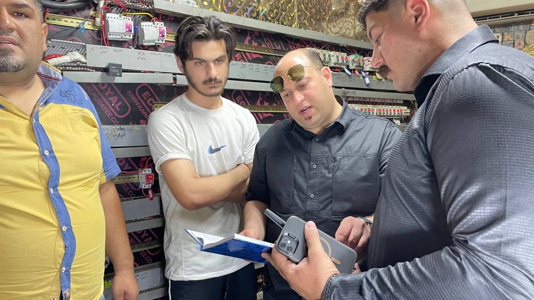 صور: اعتقالات بين أصحاب المولدات في بغداد.. رفعوا الأمبير إلى 20 ألفاً