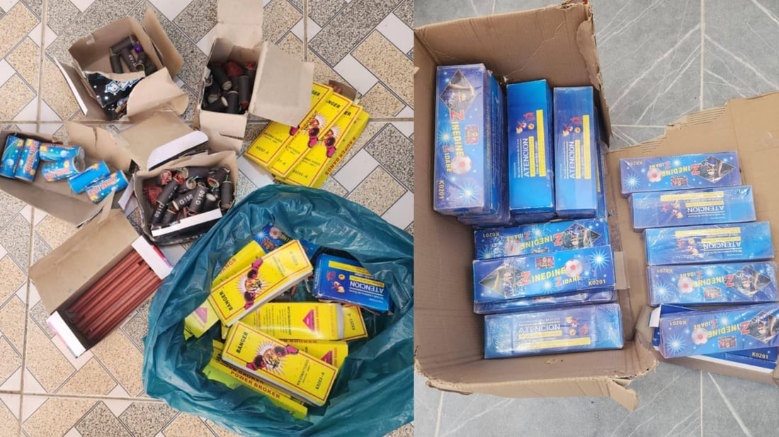 Security forces seize fireworks in Qaladze ahead of Newroz, Eid celebrations