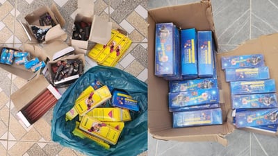 Security forces seize fireworks in Qaladze ahead of Newroz, Eid celebrations