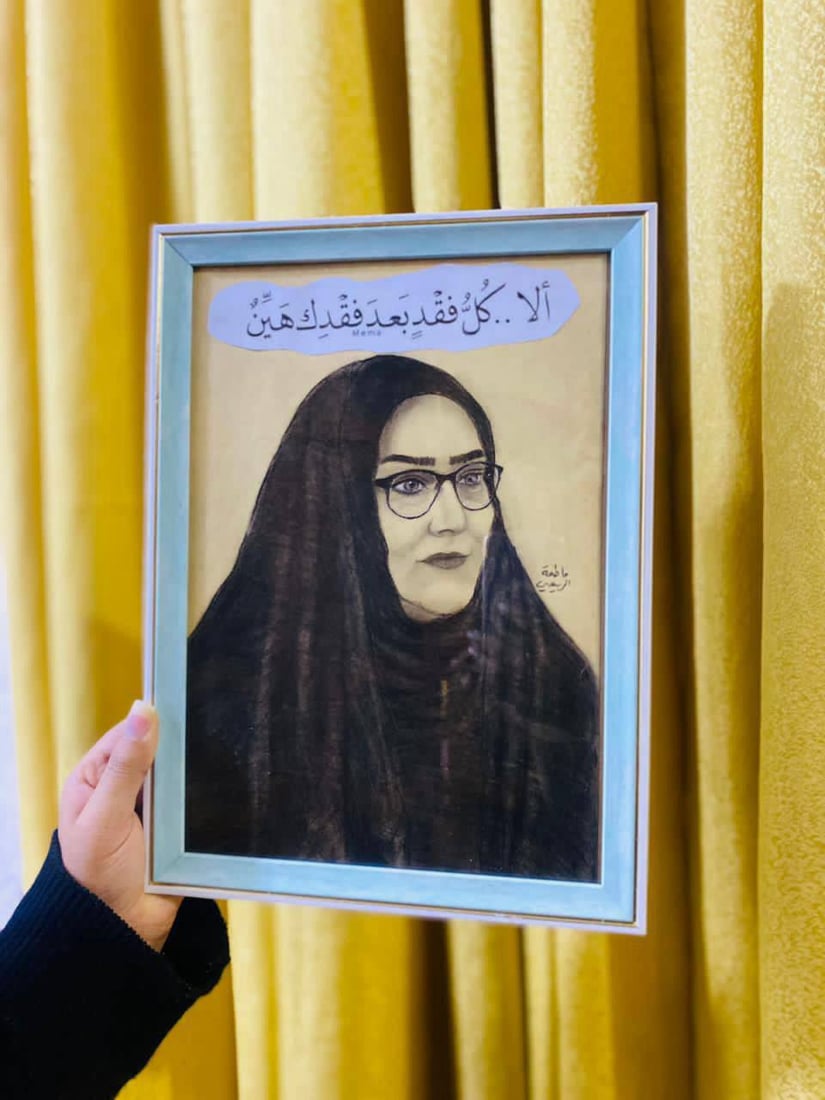 نقابي لا يعيق تقدمي والكوت صارت تعرف لوحاتي أكثر.. فاطمة الربيعي (صور)