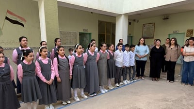 صور: مسيحيو نينوى يبدؤون عامهم الدراسي اليوم الاثنين بدلاً من الأحد